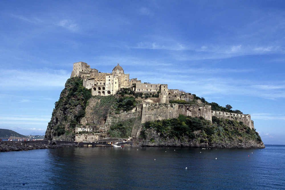 Vandring til Piano Liguori, besk p Ischia Ponte og Aragonese-slottet